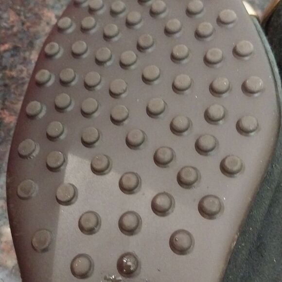 Tory Burch Black and Tan Flats with Snakeskin Accent..Size 8.5....Barely Worn.. - Picture 7 of 8